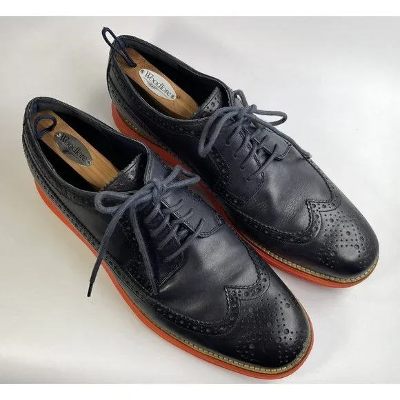 Cole Haan | Shoes | Cole Haan Charcoal Perforated Leather  display picture 1